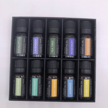 Pure essential oil set 10ml*10 bottle massage essential oil